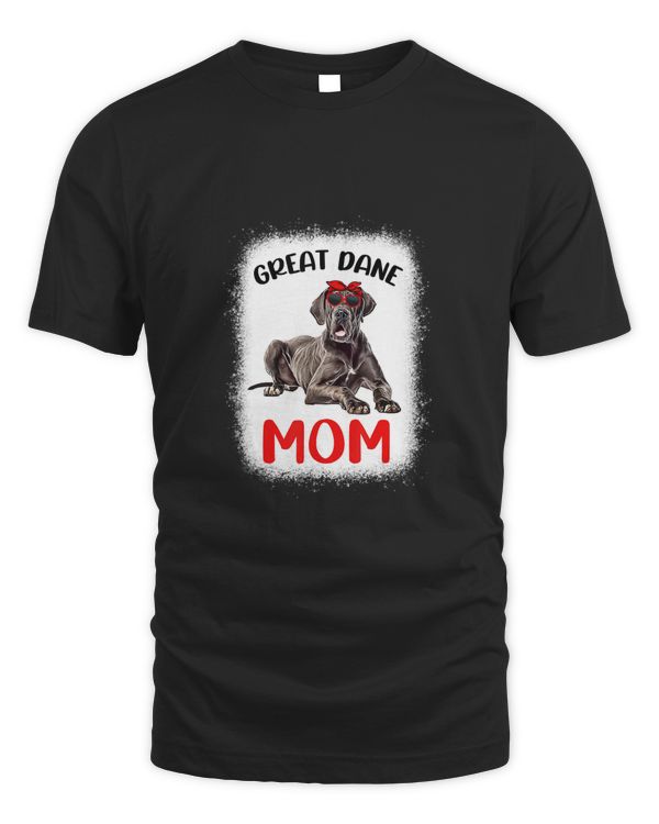 Bandana Sunglasses Great Dane Mom Mother's Day Dog Lover T-Shirt