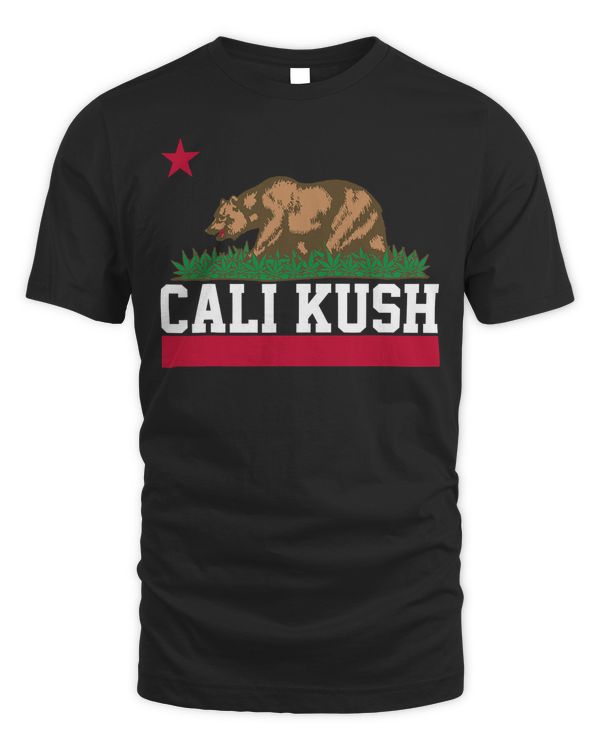 Cali Kush Shirt Cannabis California Weed THC 420 Pot Gift