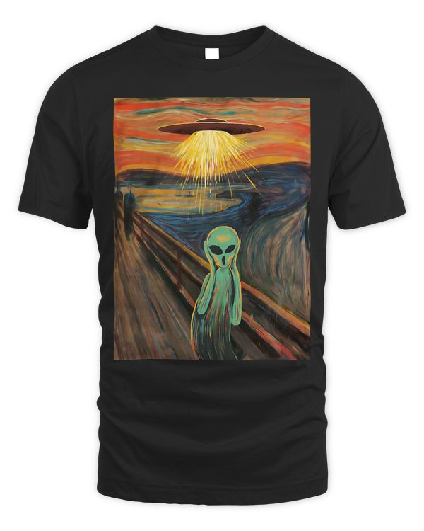 Alien Scream Painting T-Shirt