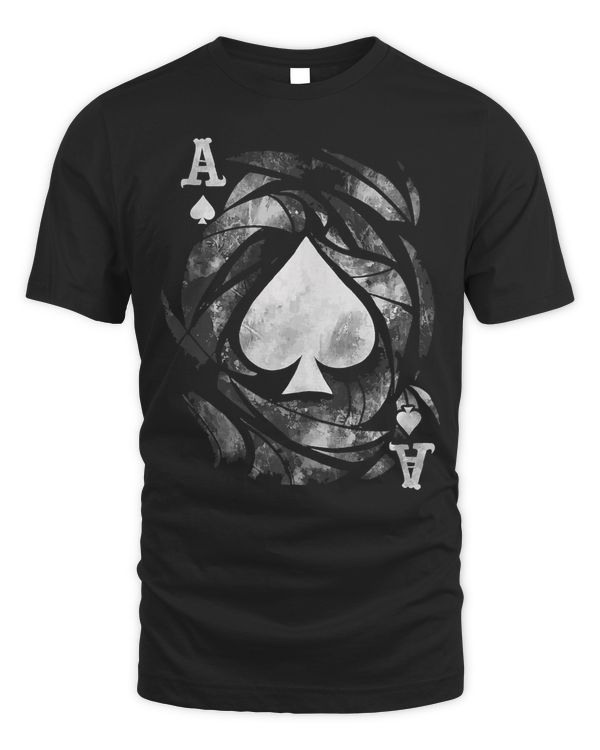 Ace Spades Playing Card Grunge Ace of Spades Cards Deck Premium T-Shirt