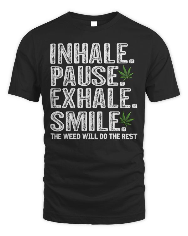 Funny I Smoke Blunt Weed Marijuana Cannabis Pot Smoking 420 T-Shirt