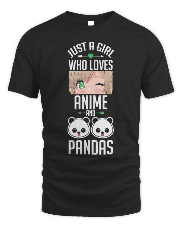 Anime Girl Panda Cosplay T-Shirt