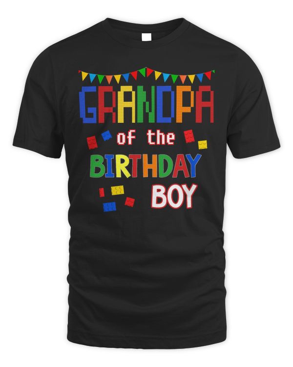 Building Blocks Party Funny Matching Gifts T-Shirt