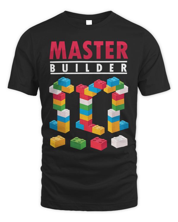 Cool Master Builder Building Blocks Bricks Toy T-Shirt