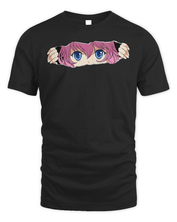 Cool Anime Eyes Anime Lover Gift print Graphic Novel T-Shirt