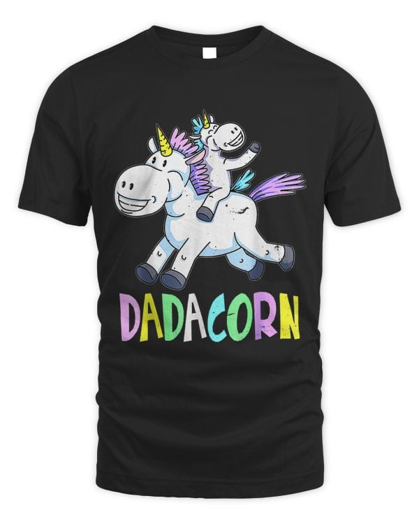 Dadacorn - Dad Baby Papa Sunglasses gifts love T-Shirt
