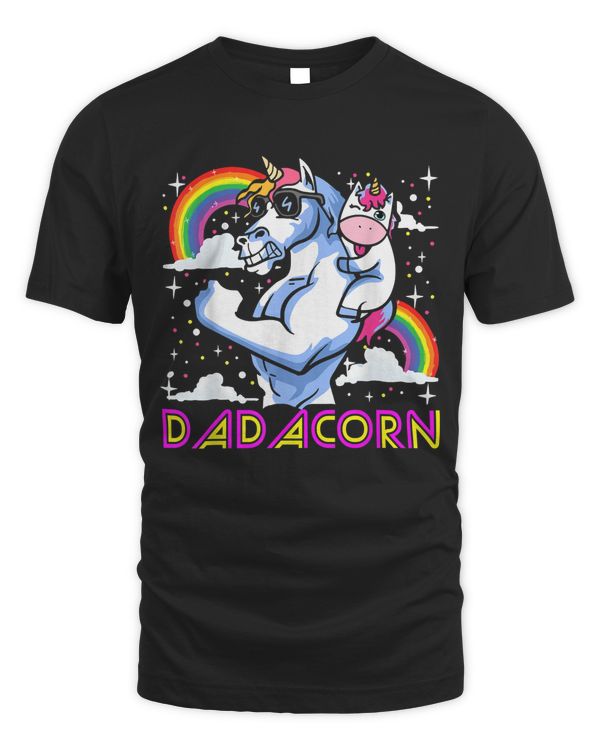 Dadacorn Shirt Daddy Unicorn Unicorn Dad T-Shirt