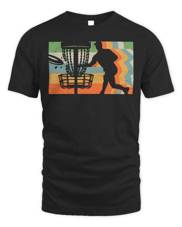 Best Disc Golf Art For Men Women Vintage Disc Golf Lovers T-Shirt