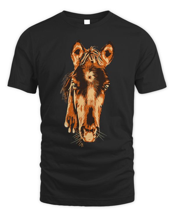 Cute Horse Pony Equestrian Design For Horseback Riding Lover T-Shirt