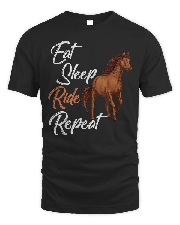 Eat Sleep Horse Rider Horseback Racing Riding Women Gift Tank Top