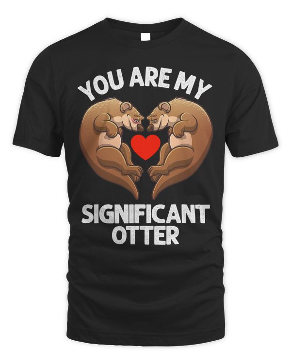 Cute Otter Design For Men Women Sea Otter Wildlife Animal T-Shirt