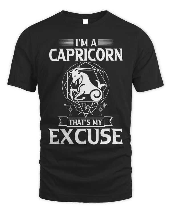 Astrology December January birthday Capricorn Zodiac sign T-Shirt