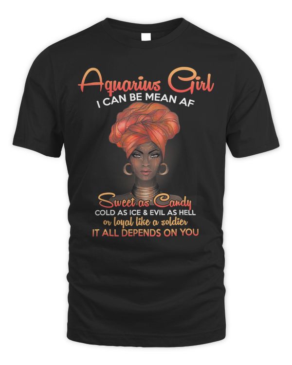 Aquarius Birthday Queens Are Born in January 20 February 18 T-Shirt