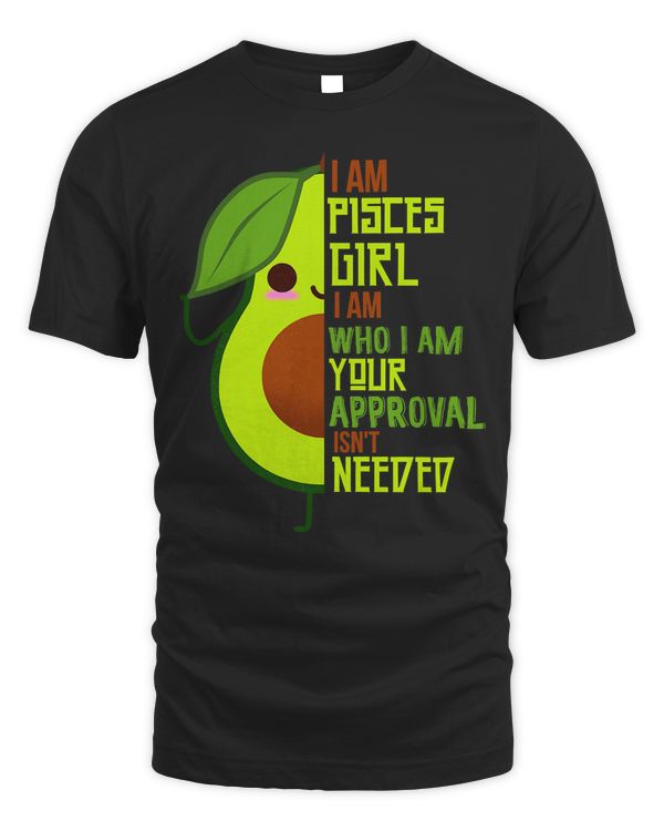 Avocado Girl Pisces Born In February or March Queen T-Shirt