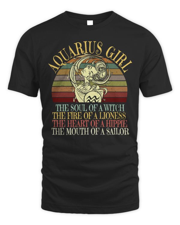 Aquarius Girl January & February Birthday Funny Gift Women Sweatshirt