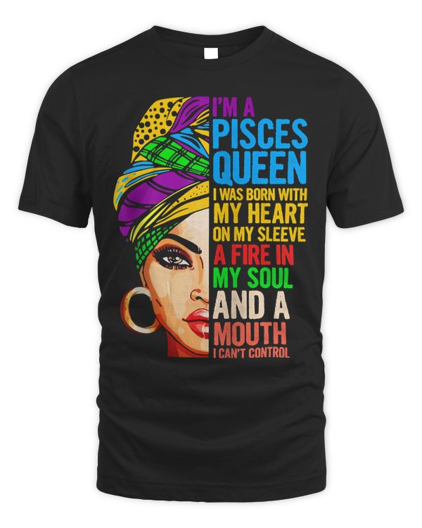 Gift For Pisces Women, February, March Queen Zip Hoodie