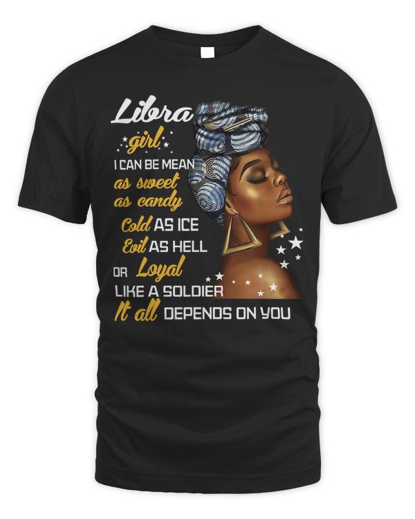 Birthday Gift Libra Girl September or October Women T-Shirt