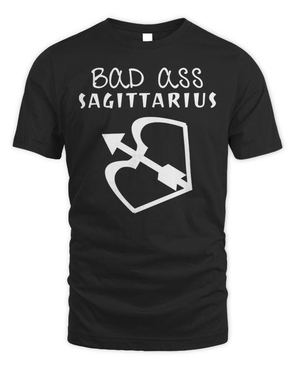Bad Ass Sagittarius November December Birthday Gift Long Sleeve T-Shirt