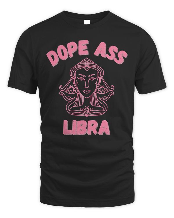 Dope Ass Libra September October Vintage Birthday Gift Pullover Hoodie