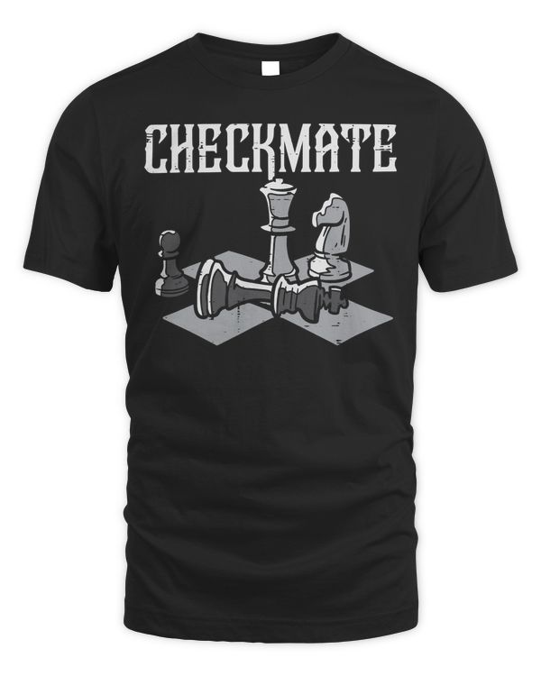 Checkmate Chess Pieces Player Master Men Women Kids Youth T-Shirt