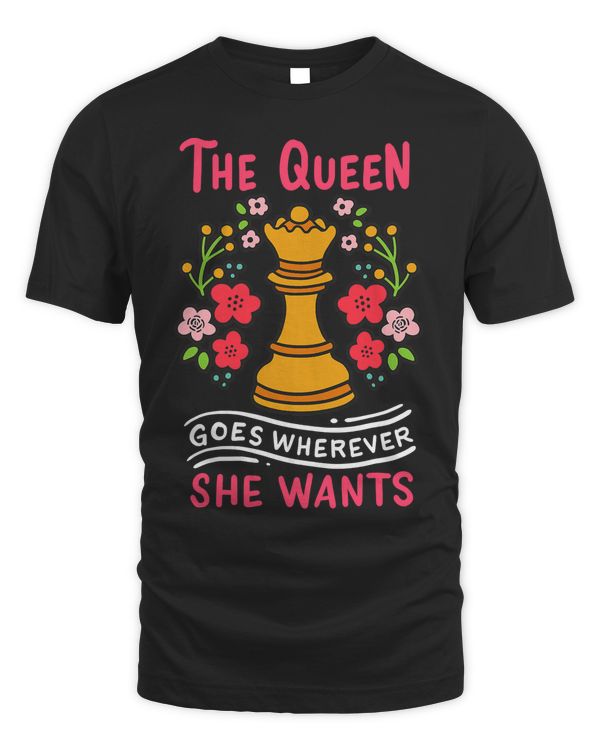 Chess Chessmen Chessboxing Queen Chess Player Gift T-Shirt