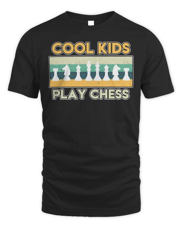 Chess Design for Kids - Cool Kids play Chess T-Shirt
