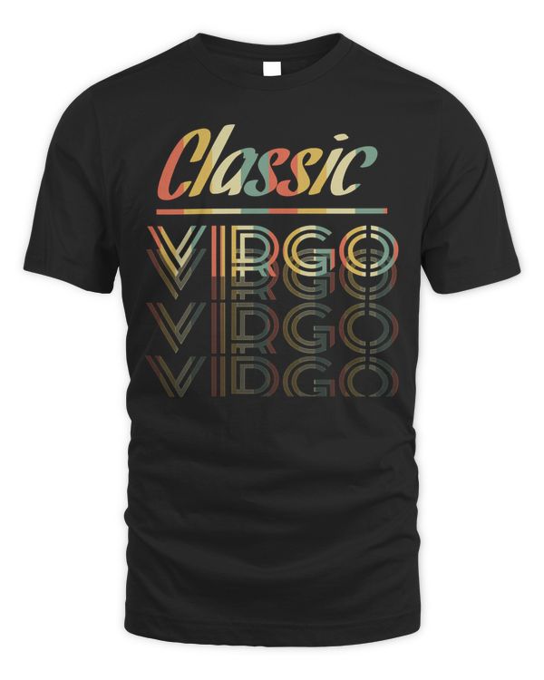 Classic Virgo Fun August September Zodiac Birthday Gift Pullover Hoodie