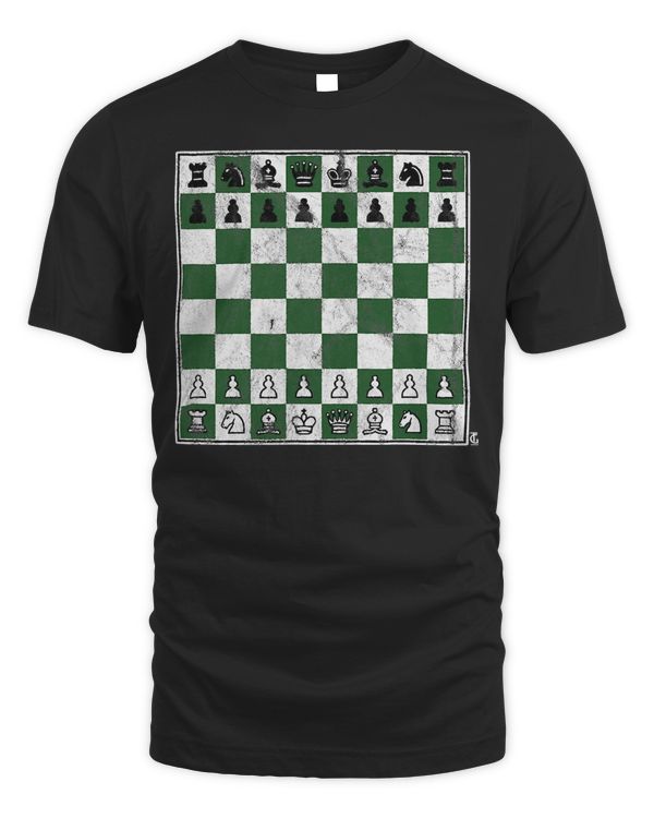 Chess Game Board Pieces Checkmate Chessboard T-Shirt