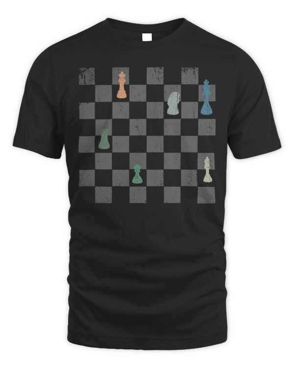Chess Grandmaster Checkerboard Chess Board Checkmate Chess T-Shirt