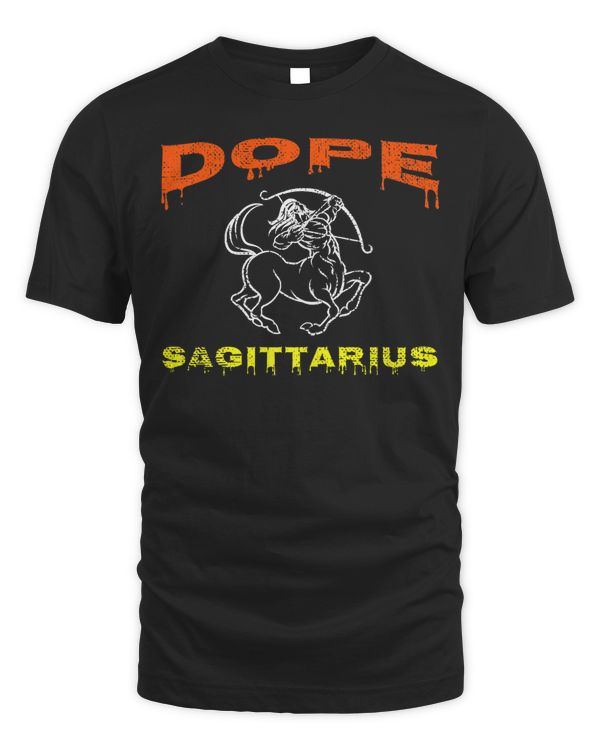 Dope Sagittarius Vintage November December Birthday Gift Premium T-Shirt