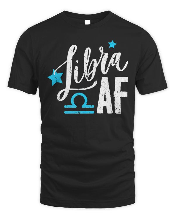 Libra AF Zodiac Sign August September Birthday Tank Top