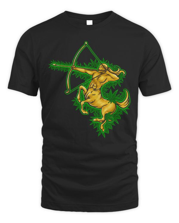 Marijuana Lover Sagittarius Cannabis Fan December Horoscope Long Sleeve T-Shirt
