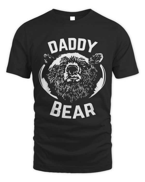 Daddy Bear PAPA Bear for men father's day new papa Daddy T-Shirt