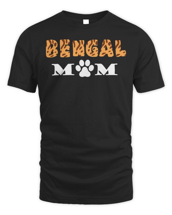 Bengal Cat Mam Design T-Shirt