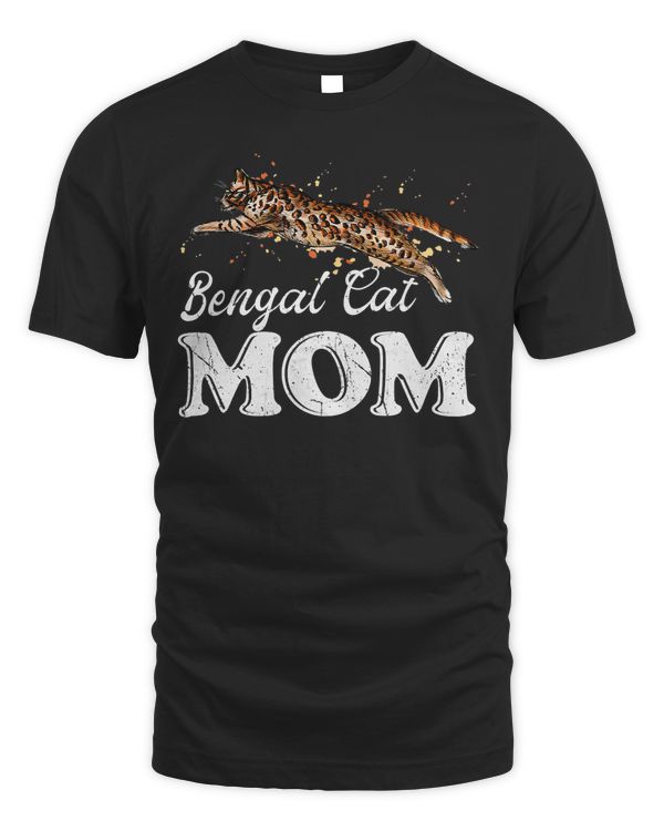 Bengal Cat Shir t- Mother Mom T-Shirt
