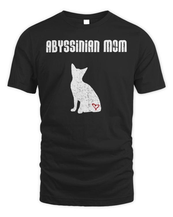 Abyssinian Cat Mom Shirt Mother's Day Gift Tee