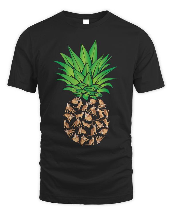 Abyssinian Cat, Pineapple, Cat Owner T-Shirt