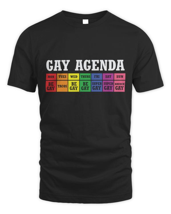 Gay pride Agenda LGBT pride month