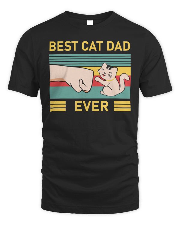 Best Sale cat quote best cat dad ever cat daddy father’s day t-shirt