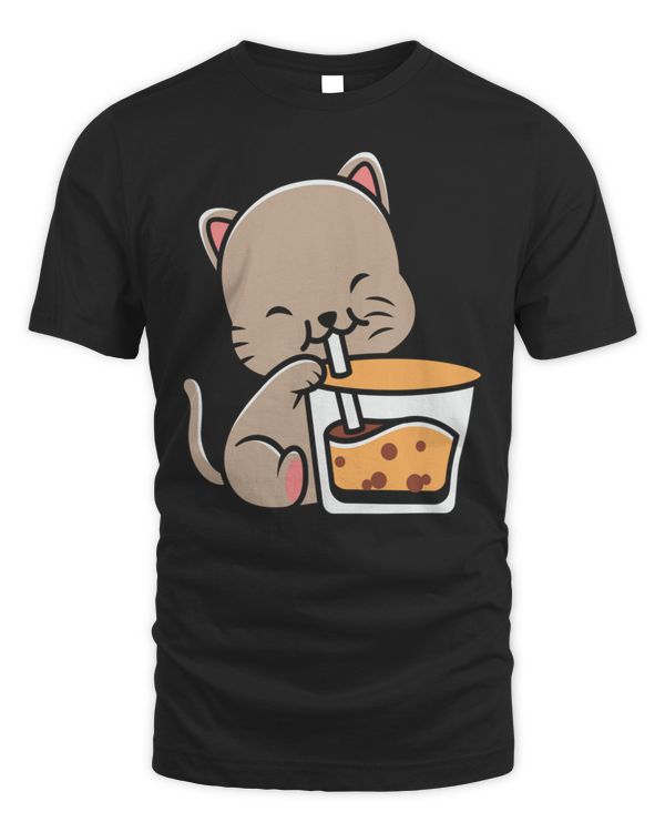 Best Sale cat quote cat boba tea bubble tea anime kawaii t-shirt