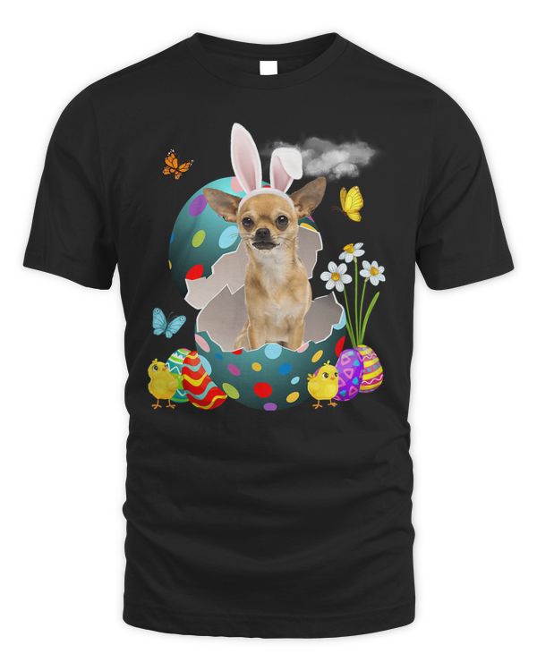 Buy Now easter eggs chihuahua bunny dog gifts dog dad dog mom t-shirt