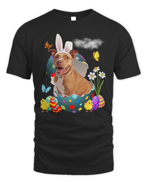 Buy Now easter eggs pitbull bunny dog gifts dog dad dog mom t-shirt