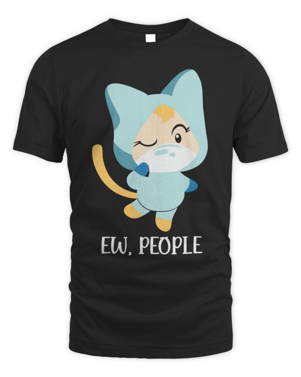 Buy Now cat quote ew people black cat mask quarantine t-shirt
