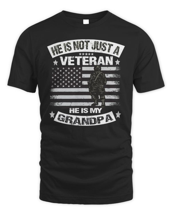 Nice american patriot soldier dad grandpa veterans day 2 t-shirt