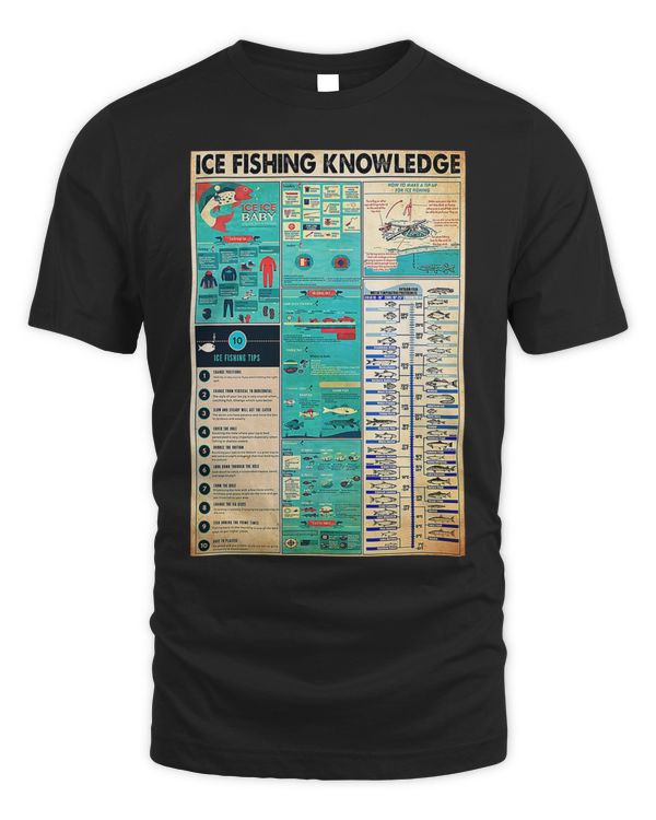 ice fishing knowlegde T-Shirt