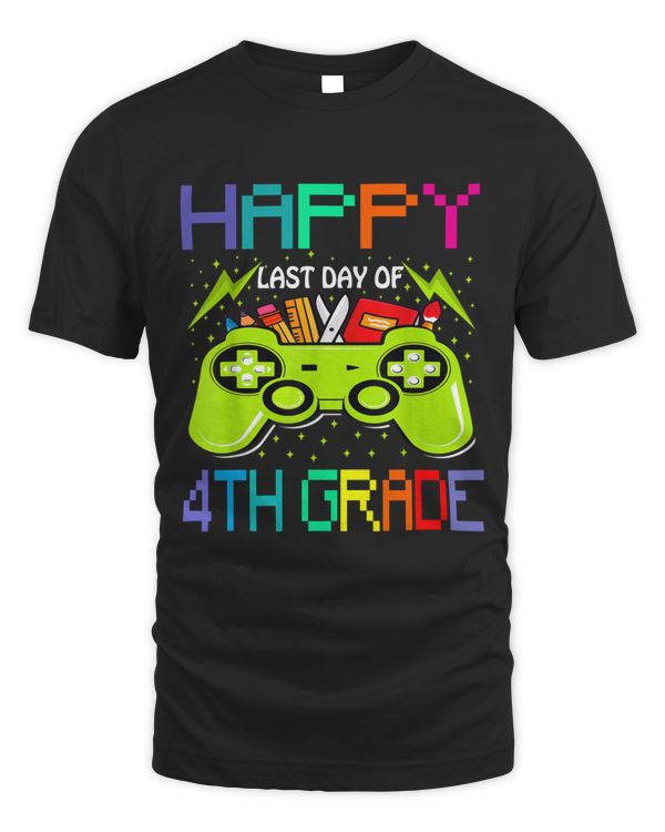 Happy Last Day Of School 2022 Funny 4th Grade Vdeo Game