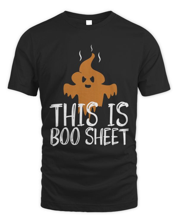 This is Boo Sheet Ghost Stinky Funny Halloween Pun T-Shirt