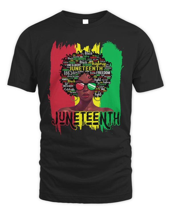 Black Women Juneteenth 2022 Afro Hair Sunglasses Black Pride
