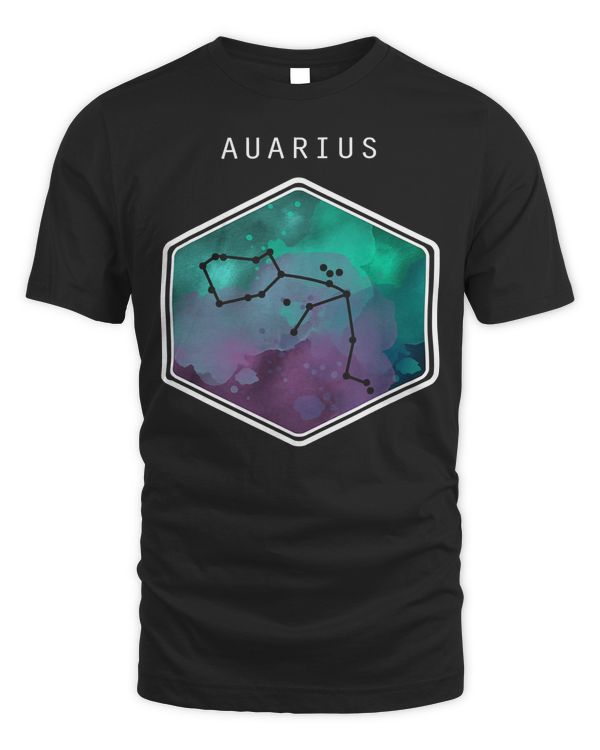Aquarius Constellation Water Carrier Astrology Design T-Shirt