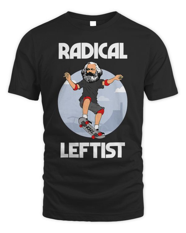 Karl Marx Skateboarding Radical Leftist Funny Marxist TShirt